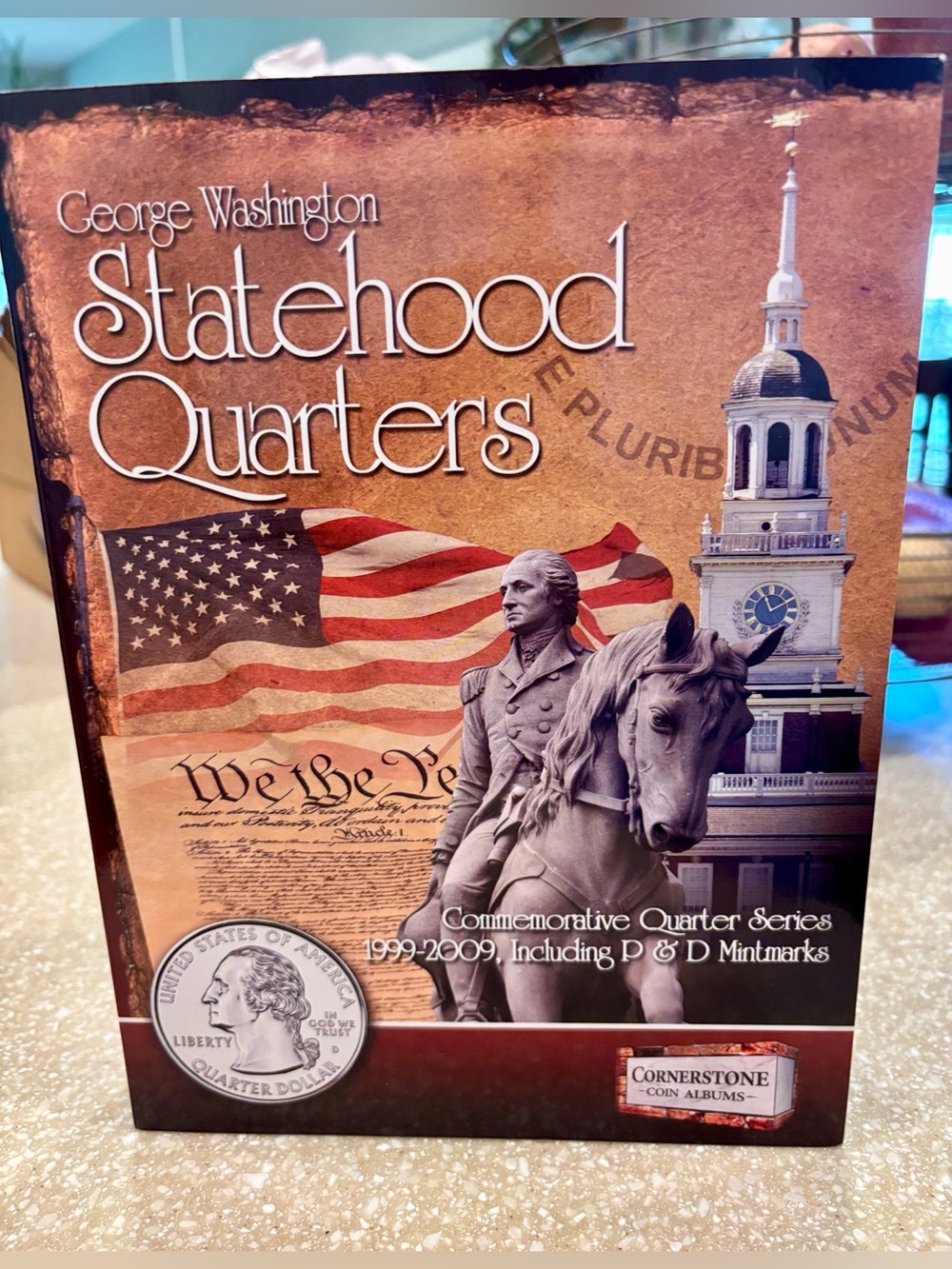 Cornerstone National Park Quarters Coin Album 1999 2009 P&D Collection Book - Picture 12 of 15
